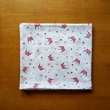 Load image into Gallery viewer, Pink Crown-Muslin Cotton Swaddle
