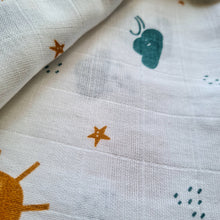 Load image into Gallery viewer, High in the Sky-Muslin Cotton Swaddle
