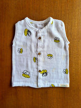 Load image into Gallery viewer, Yellow Bee- Muslin Comfy Wear Set
