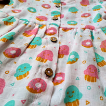 Load image into Gallery viewer, Sweet Tooth-Muslin Cotton Frock
