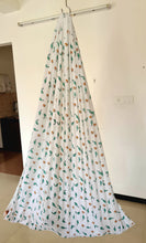 Load image into Gallery viewer, Playful Dolphin-Muslin Cotton Thottil and Mosquito Net Set
