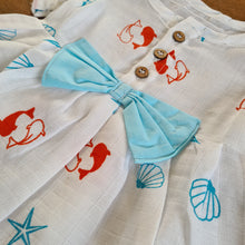 Load image into Gallery viewer, Under The Sea-Muslin Cotton Frock
