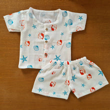 Load image into Gallery viewer, Under The Sea- Muslin Comfy Wear Set
